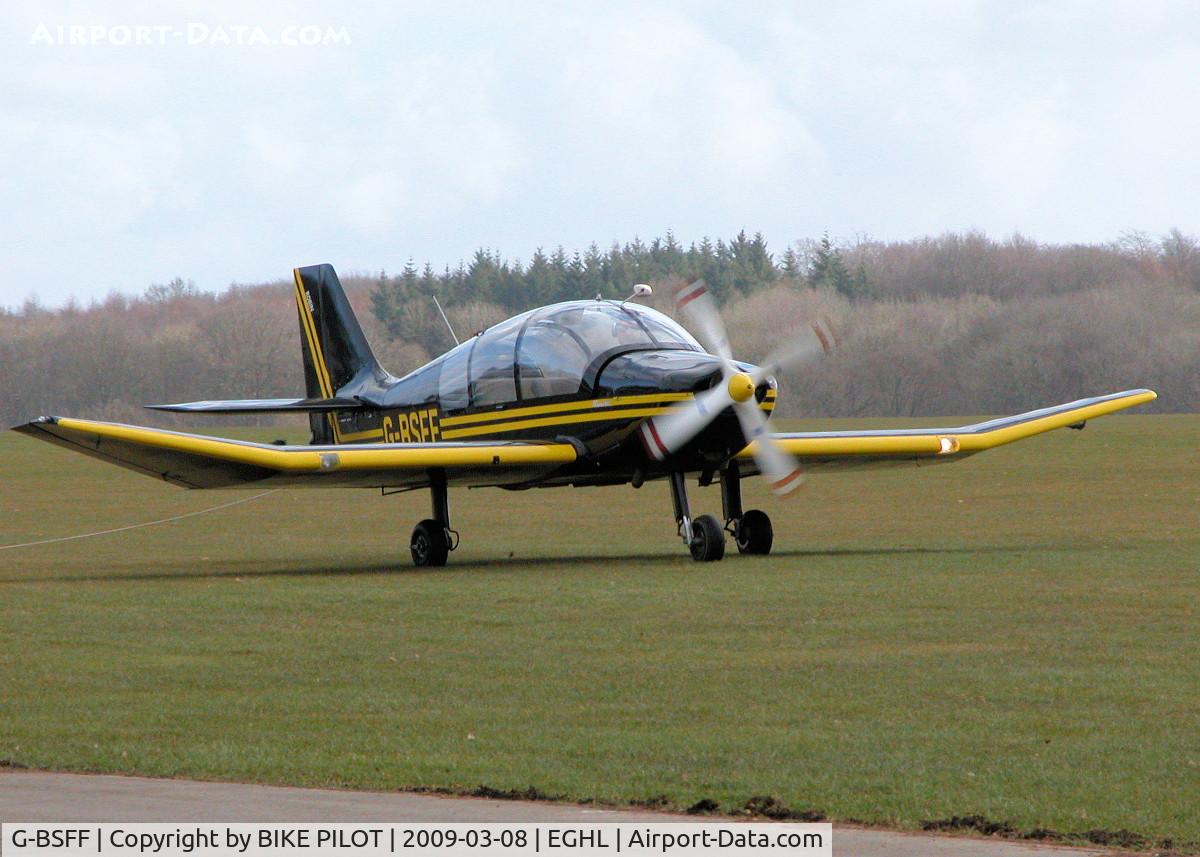 G-BSFF, 1978 Robin DR-400-180R Remorqueur Regent C/N 1295, TAXYING PAST THE CLUB HOUSE