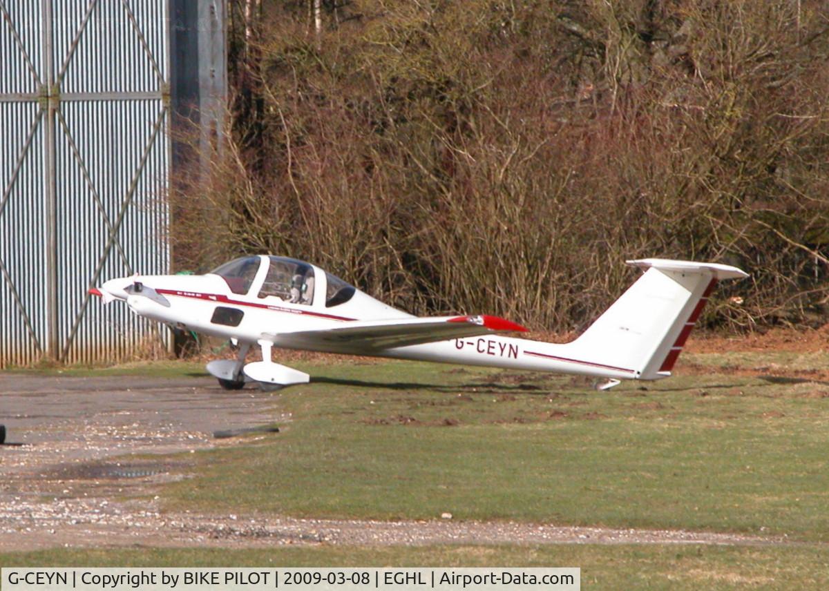 G-CEYN, 1984 Grob G-109B C/N 6256, PARKED NEAR THE HANGERS