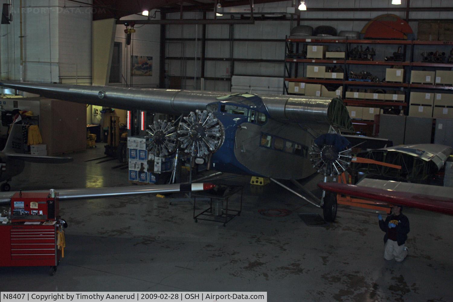 N8407, 1929 Ford 4-AT-E Tri-Motor C/N 69, Clipped Wing Ford Tri-Motor