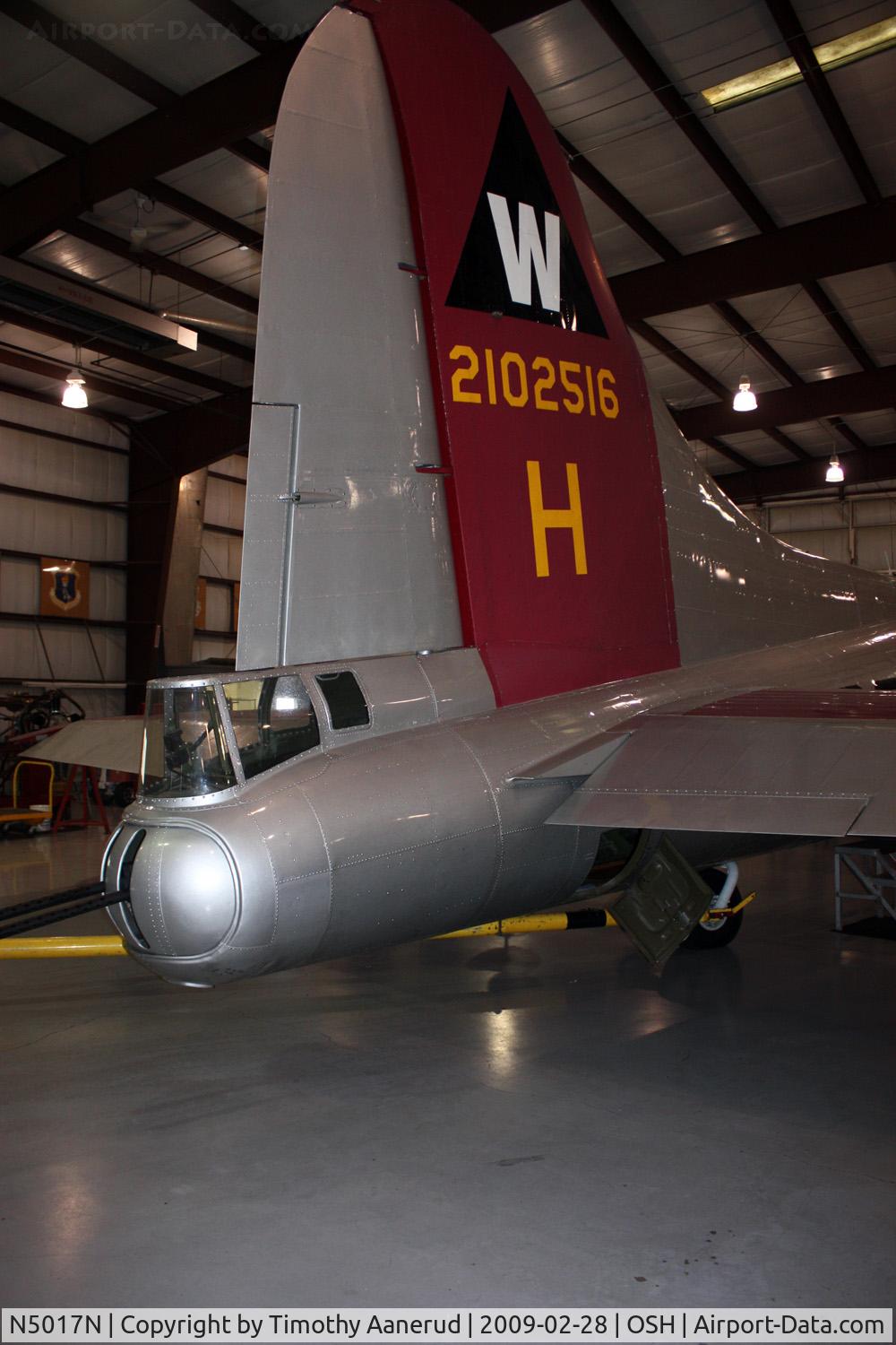 N5017N, 1944 Lockheed/Vega (Boeing) B-17G-105-VE Flying Fortress C/N 8649, Aluminum Overcast in the Kermit Weeks Maintenance Hangar
