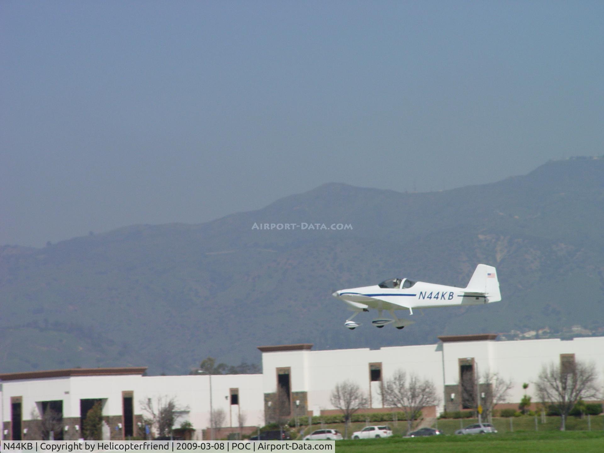 N44KB, Vans RV-6A C/N 24019, Climbing out westbound
