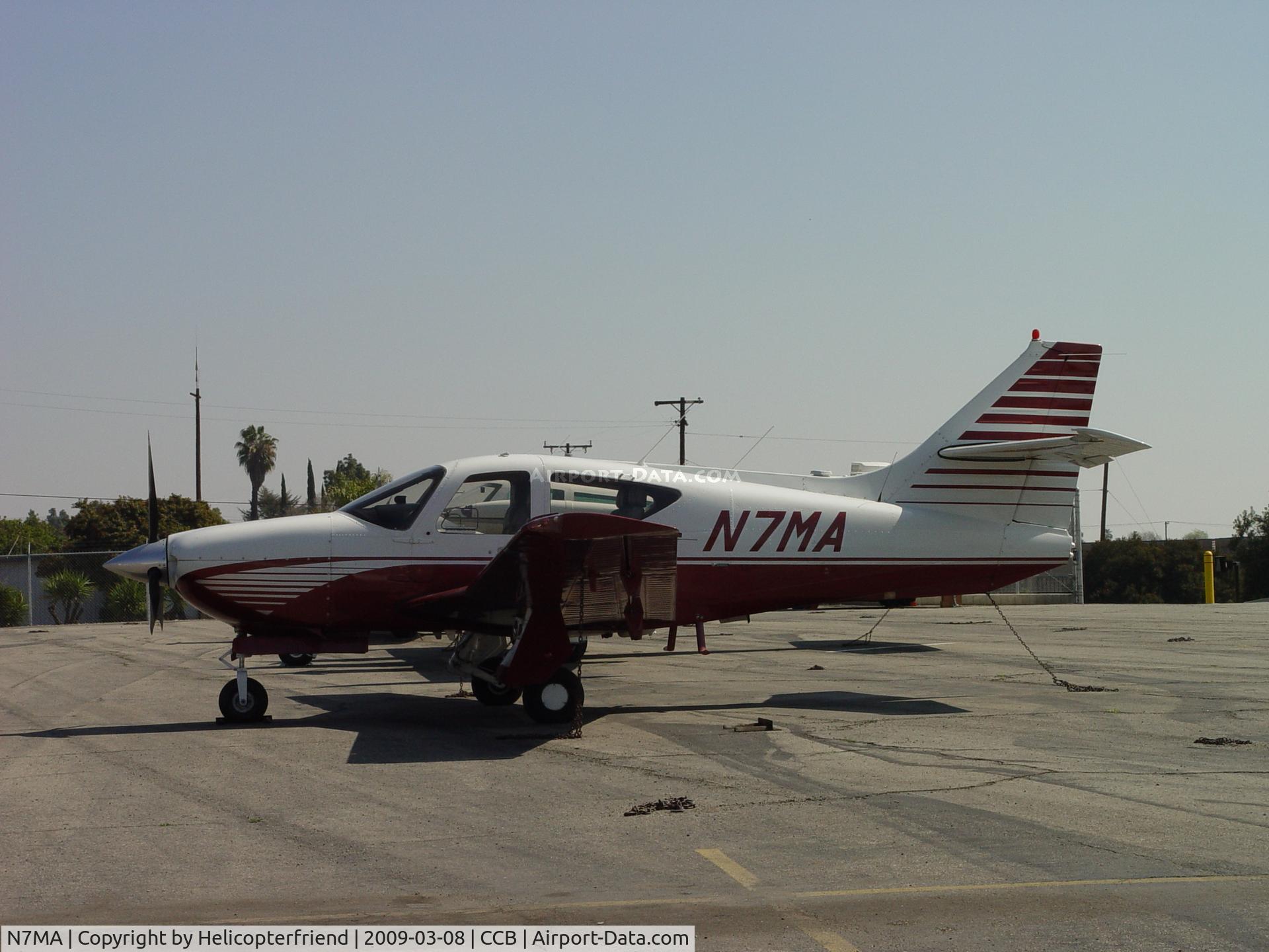 N7MA, 1992 Rockwell Commander 114-B C/N 14559, Parked at Foothill Aircraft Sales and Service Cable Airport