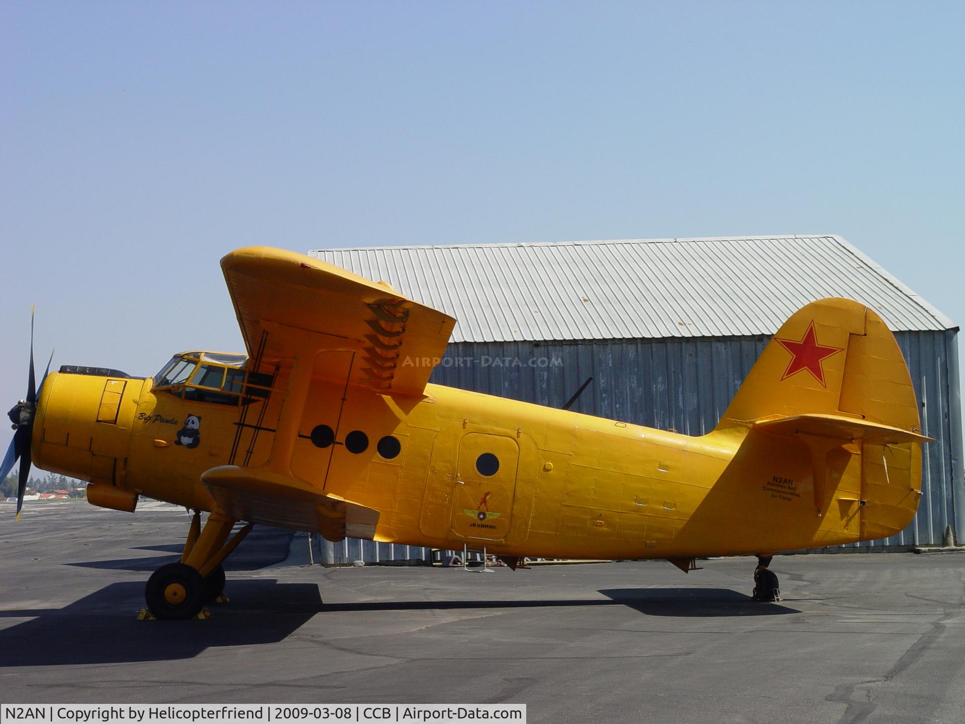 N2AN, 1984 Antonov An-2 C/N 43798, Parked at the westside of Cable