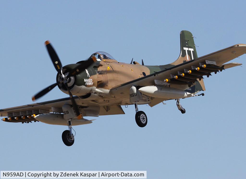 N959AD, Douglas A-1D Skyraider (AD-4NA) C/N 7759, Casa Grande