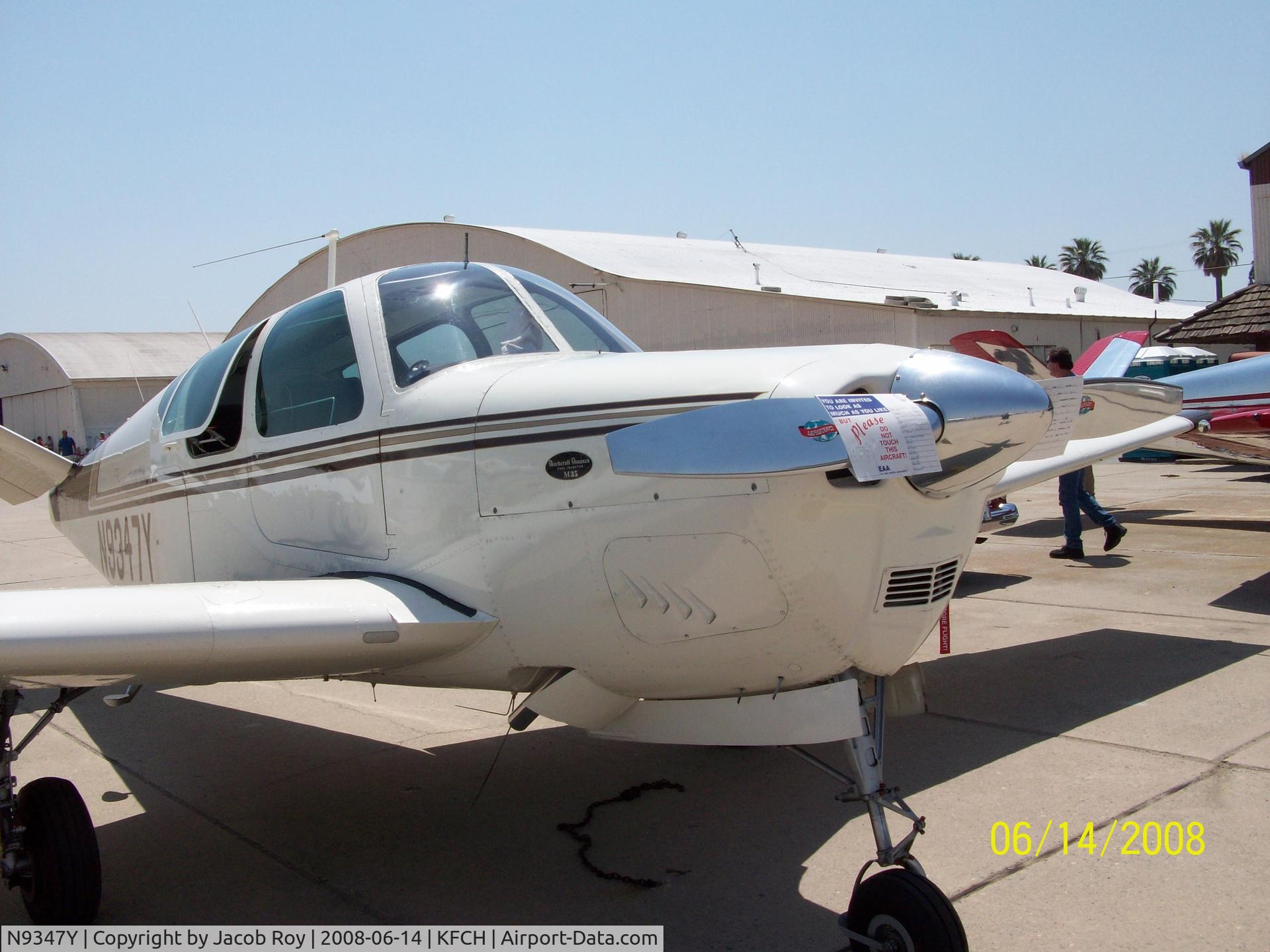 N9347Y, 1960 Beech M35 Bonanza C/N D-6552, Nice looking V35 sittin at Chandler