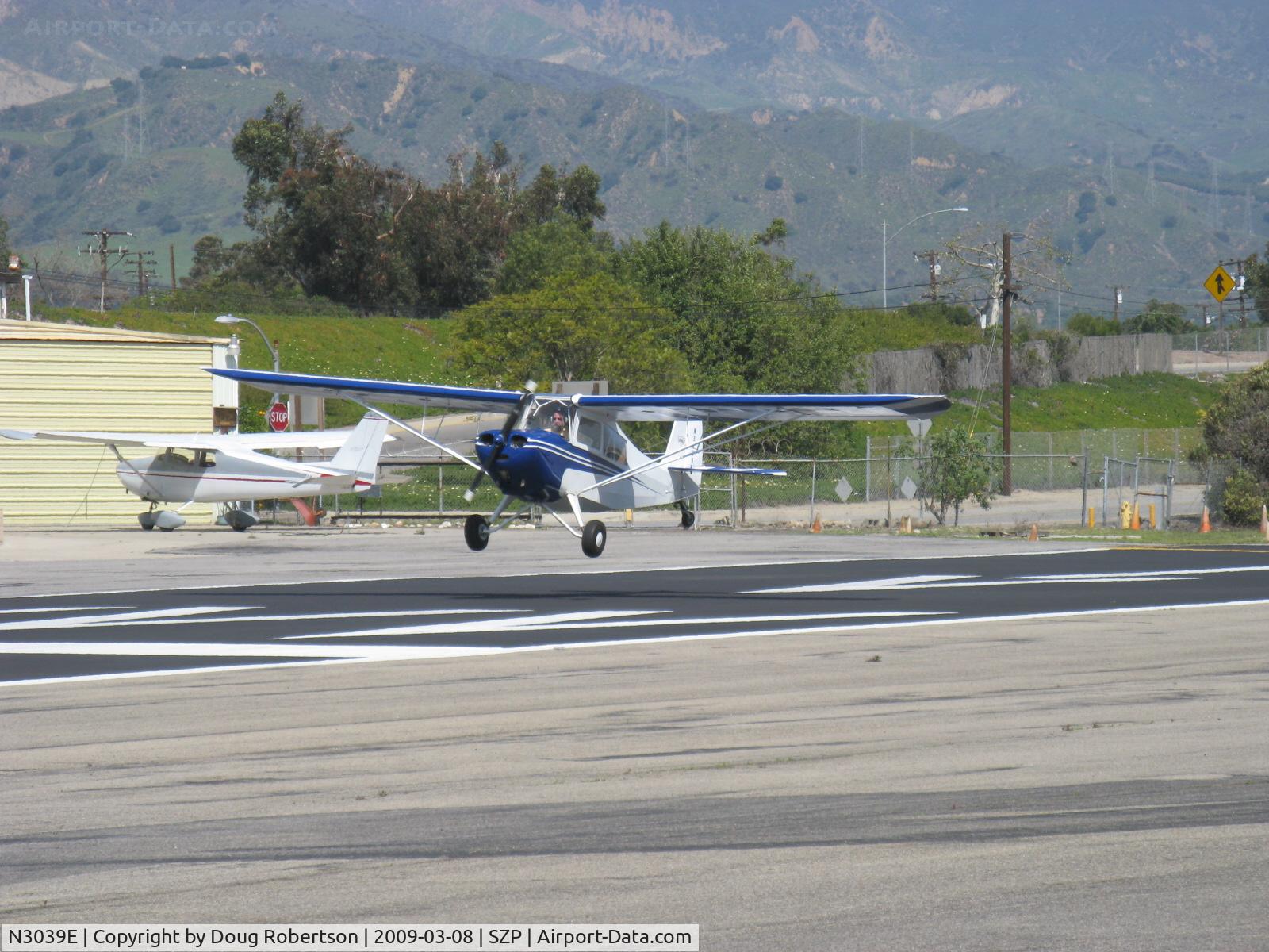 N3039E, 1946 Aeronca 7AC Champion C/N 7AC-6625, 1946 Aeronca 7AC CHAMPION, Continental O-200 100 Hp by STC, landing Rwy 22