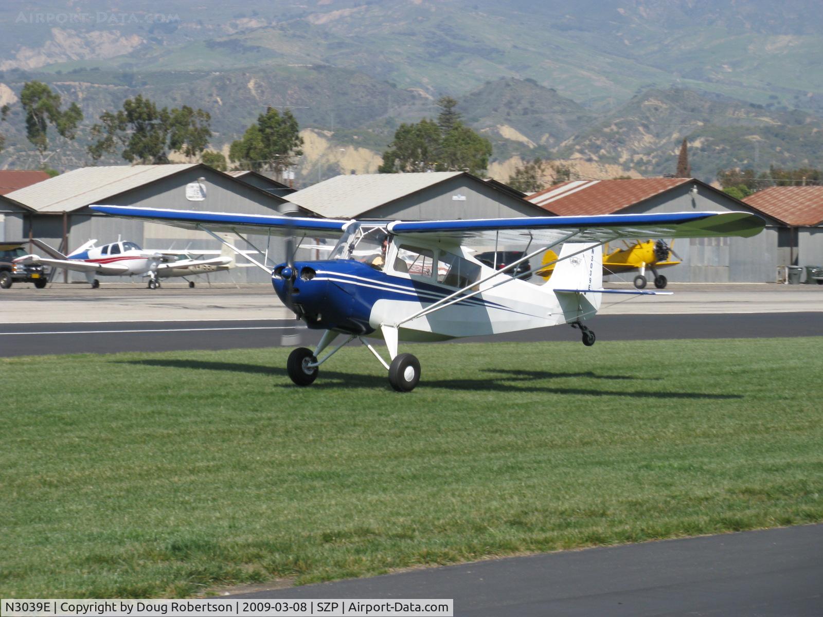 N3039E, 1946 Aeronca 7AC Champion C/N 7AC-6625, 1946 Aeronca 7AC CHAMPION, Continental O-200 100 Hp upgrade by STC, tail up for grass takeoff