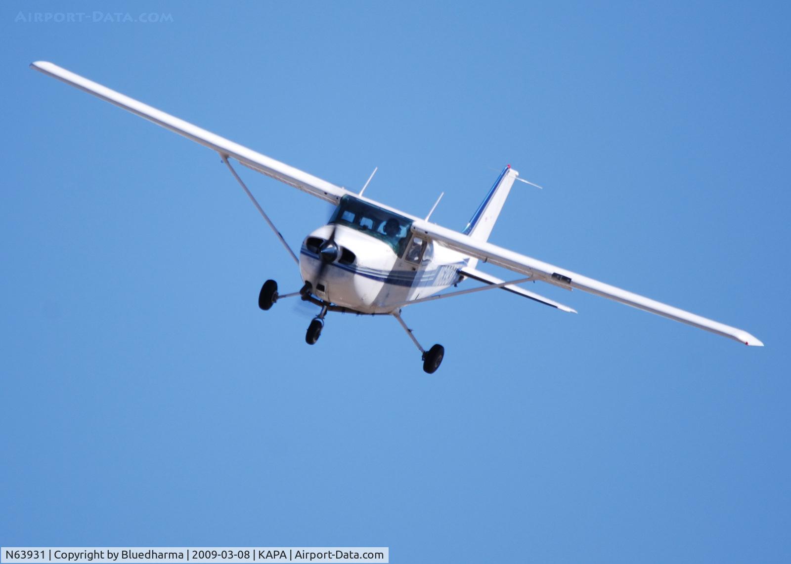 N63931, 1981 Cessna 172P C/N 17275497, On final for 17L.