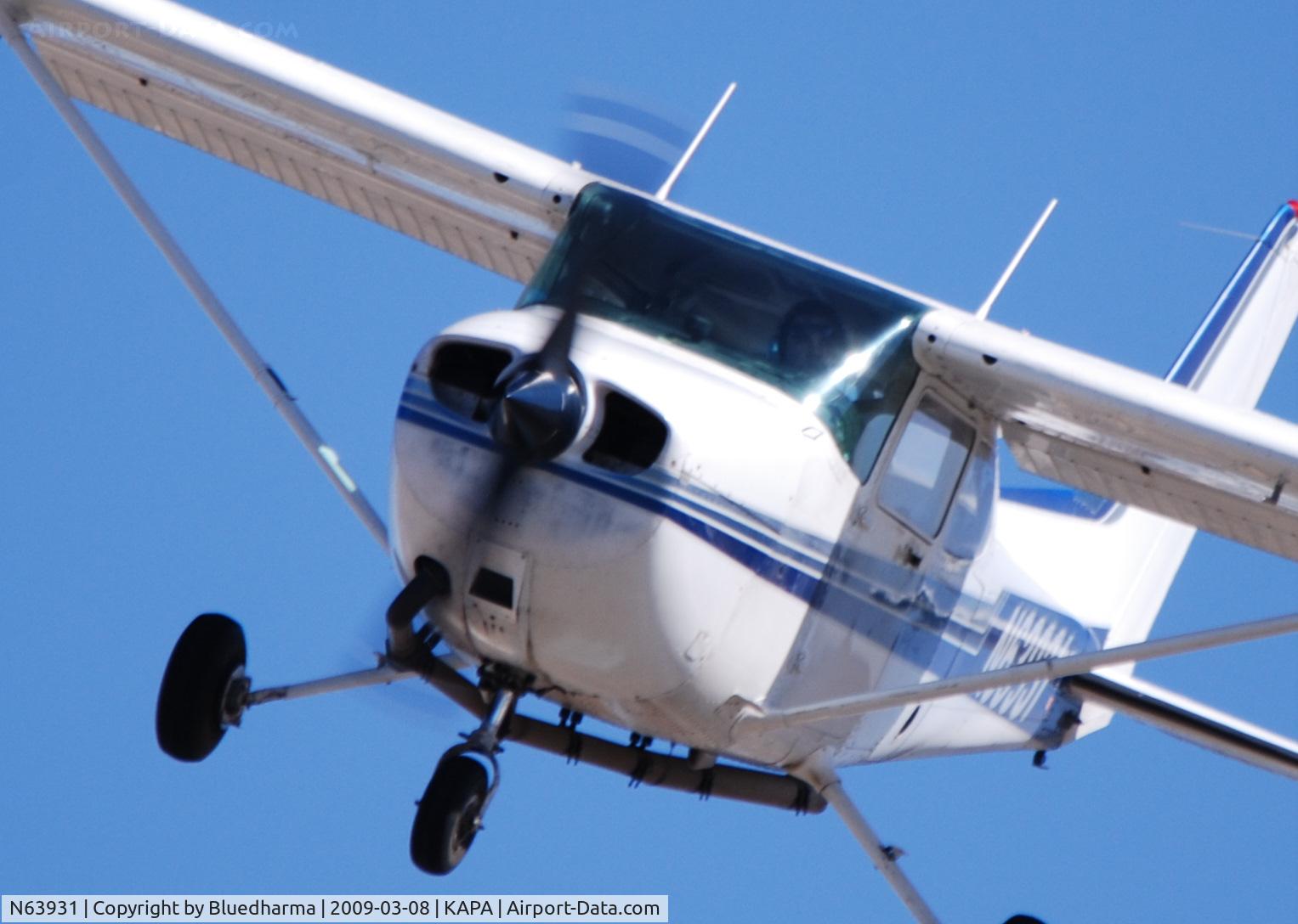 N63931, 1981 Cessna 172P C/N 17275497, On final for 17L.