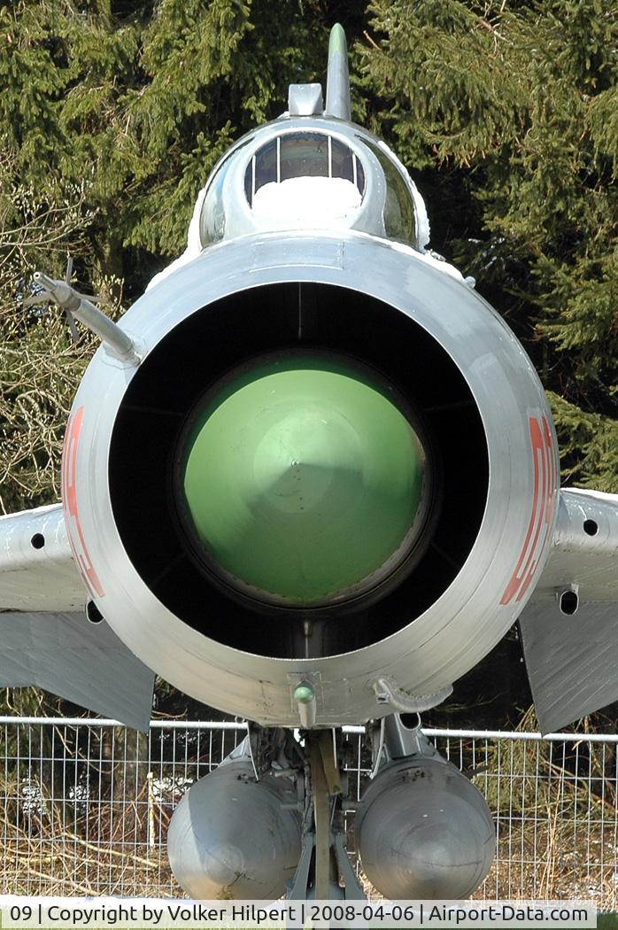 09, Sukhoi Su-7BM C/N 5309, at Hermeskeil museum, Germany