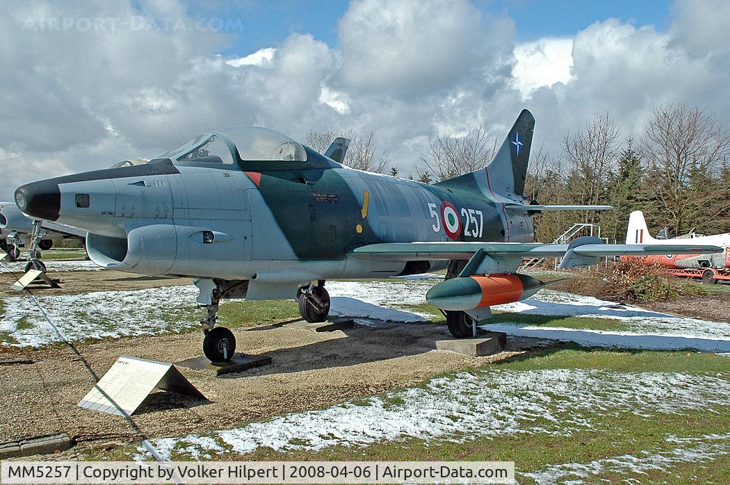 MM5257, Fiat G-91R/3 C/N 438, at Hermeskeil museum, Germany