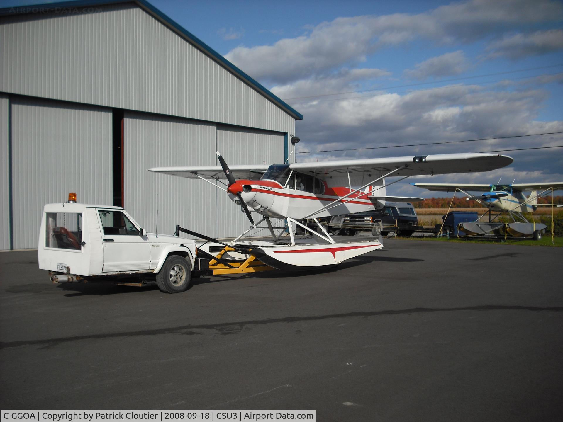 C-GGOA, 1978 Piper PA-18-150 Super Cub C/N 187809083, On the dolly