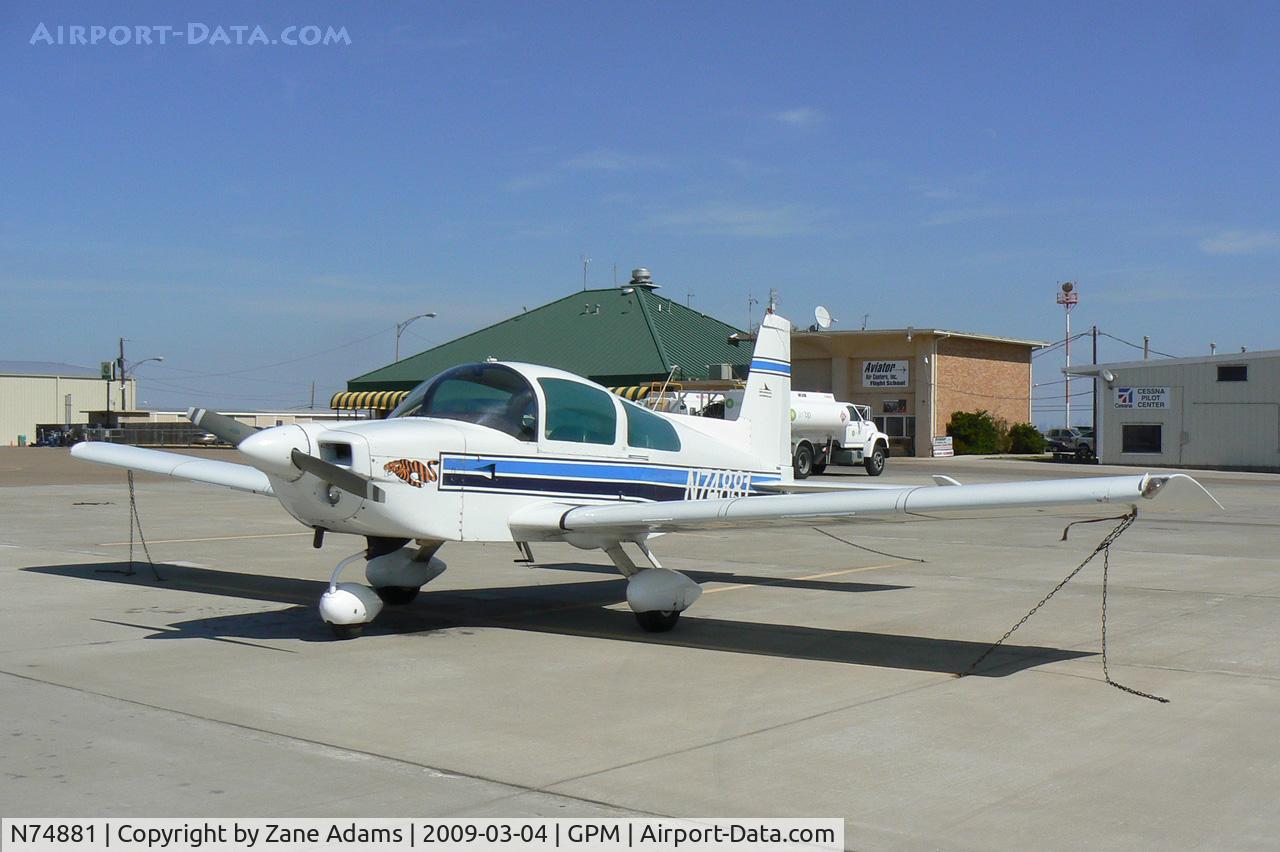 N74881, 1976 Grumman American AA-5B Tiger C/N AA5B-0274, At Grand Prairie Municipal