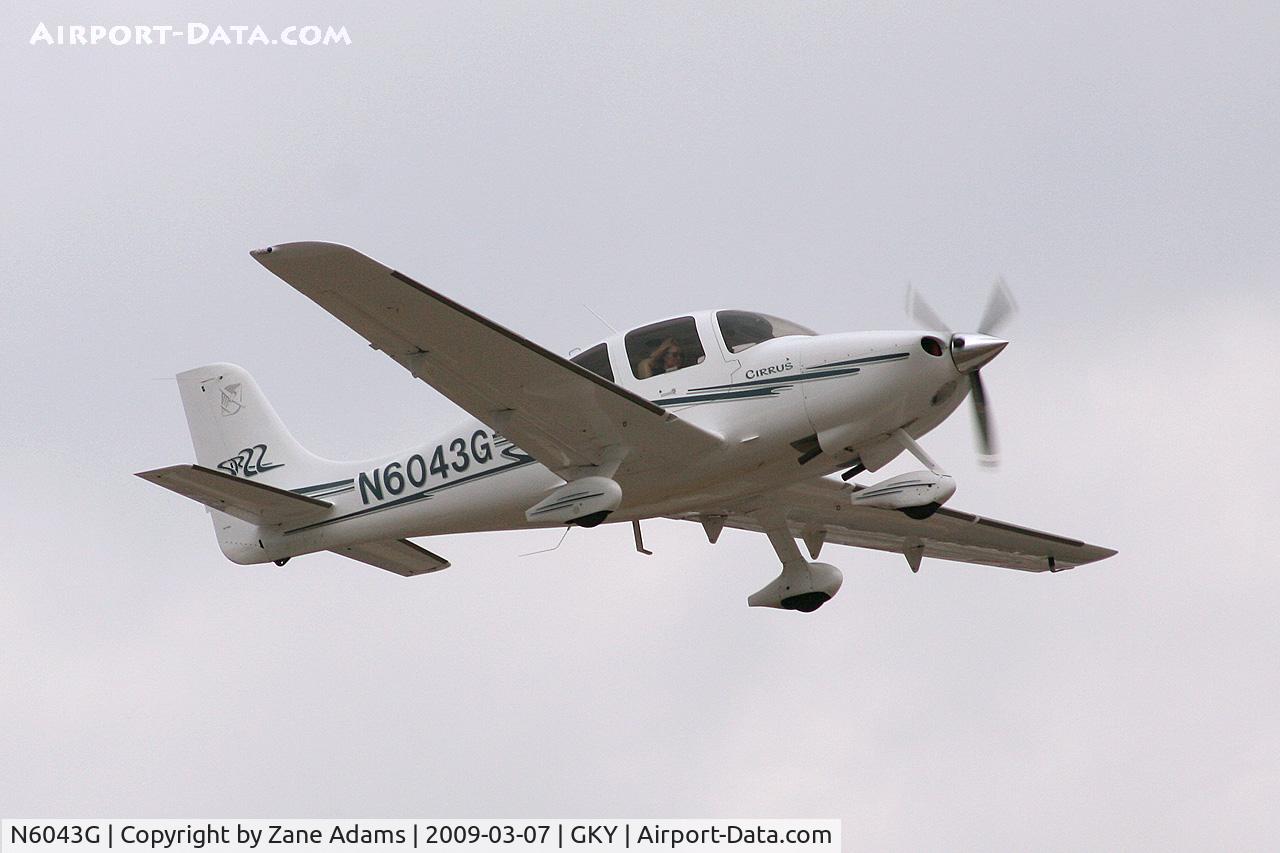 N6043G, 2003 Cirrus SR22 C/N 0607, Departing Addison Airport