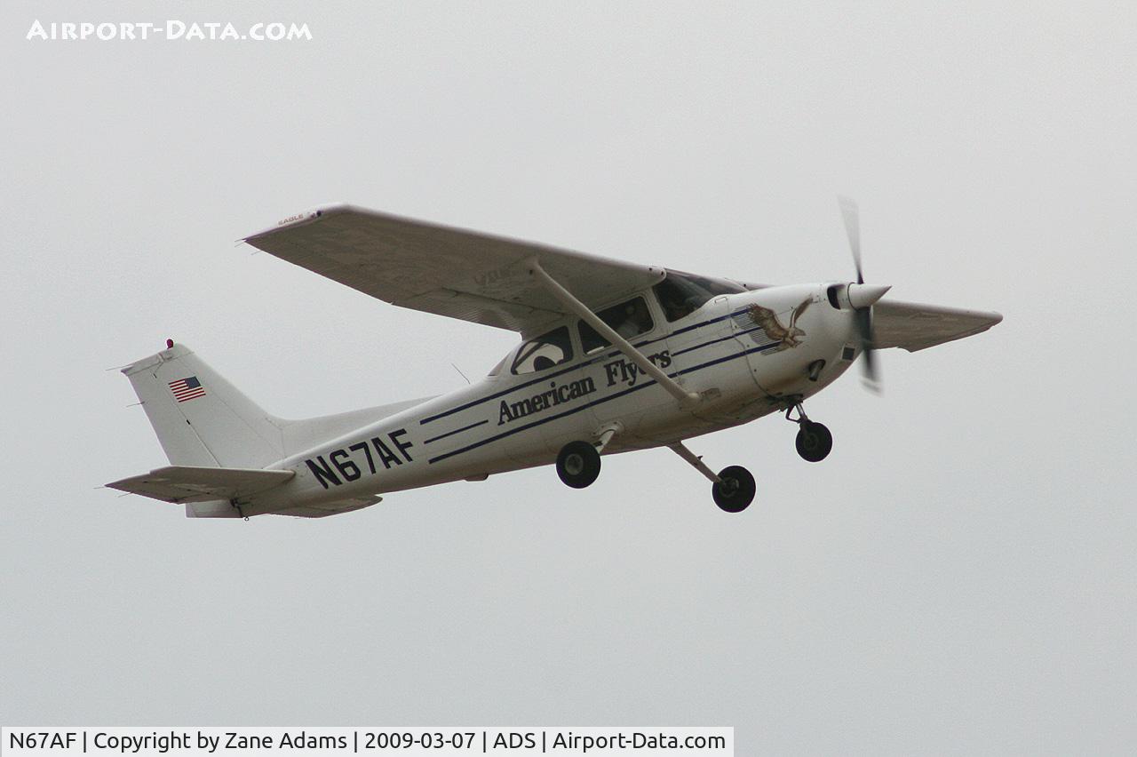 N67AF, 2001 Cessna 172R C/N 17281049, Departing Addison Airport