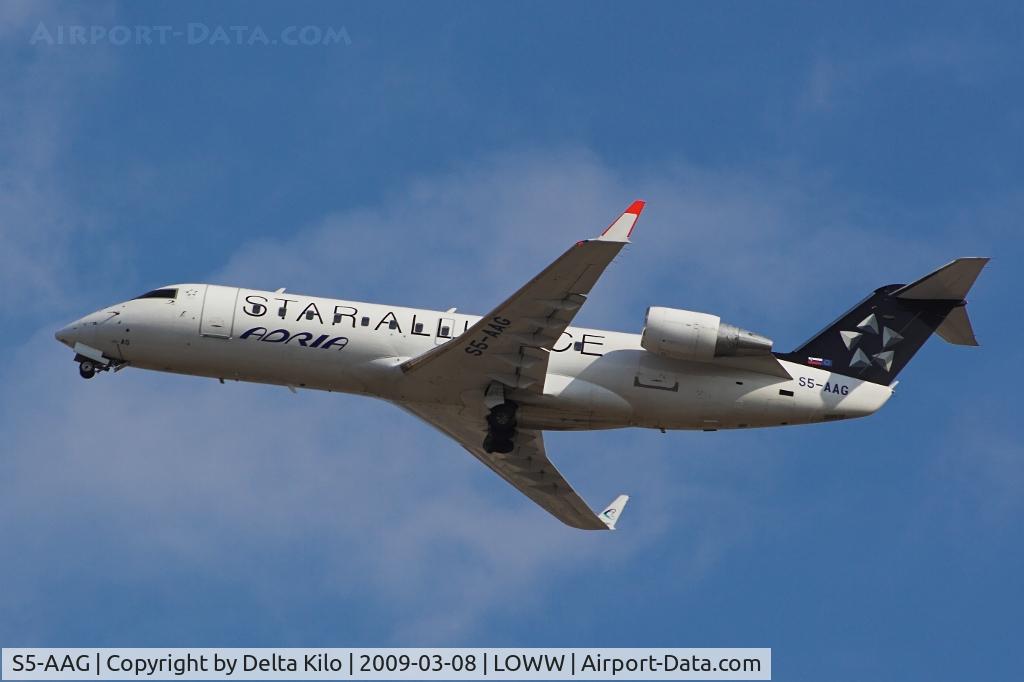 S5-AAG, 2000 Canadair CRJ-200LR (CL-600-2B19) C/N 7384, ADRIA color Staralliance