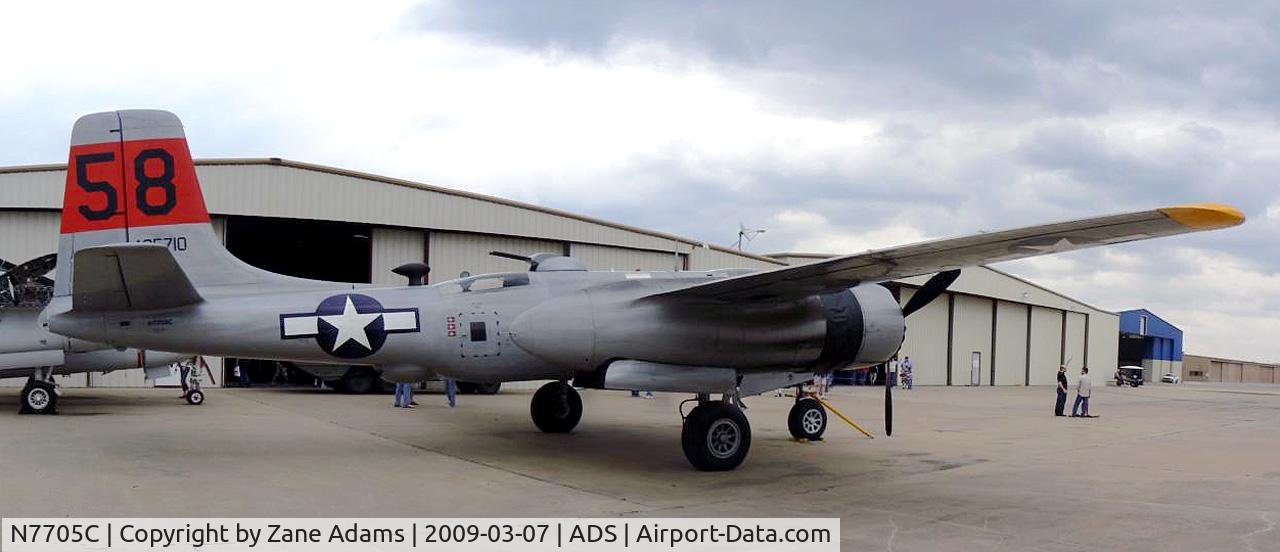 N7705C, 1944 Douglas A-26C Invader C/N 28989, Cavanaugh Flight Museum's new Invader! Autostitch photo.