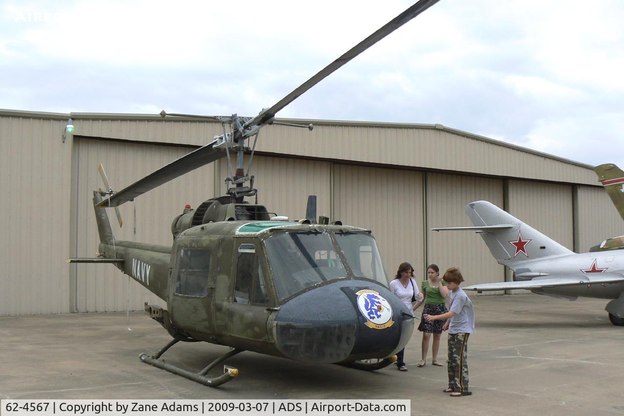 62-4567, 1962 Bell UH-1B Iroquois C/N 627, At the Cavanaugh Flight Museum