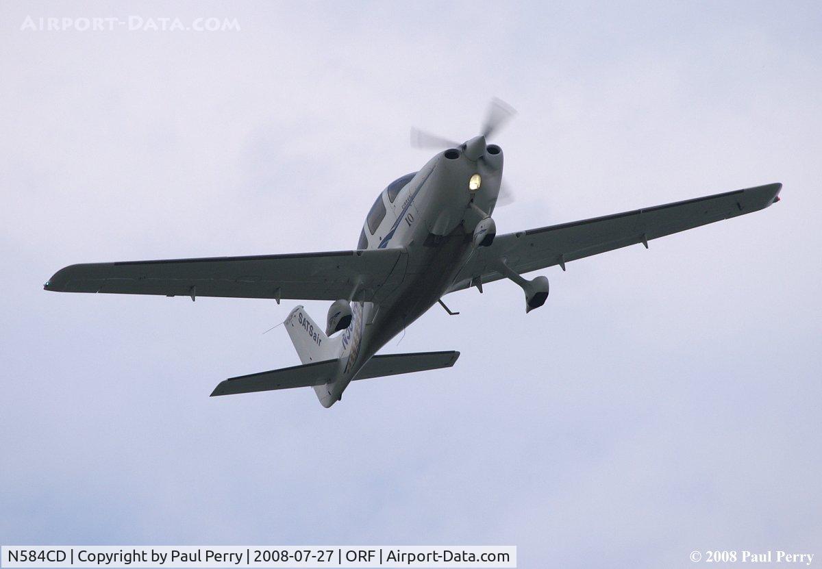 N584CD, 2005 Cirrus SR22 C/N 1652, Aerocab One Zero proceeding on course