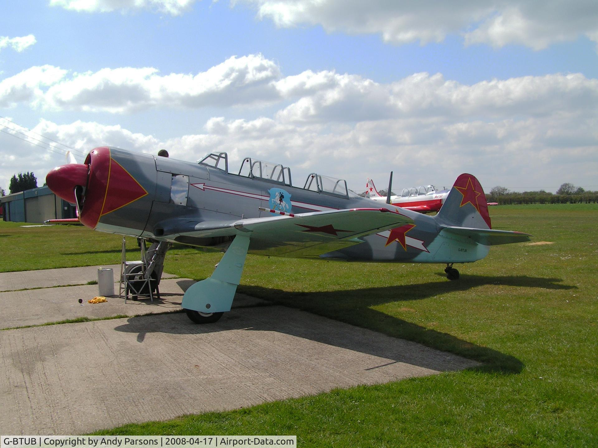 G-BTUB, 1956 Let C-11 (Yak-11) C/N 172623, G-BTUB Getting ready to fly to its new home in Iceland