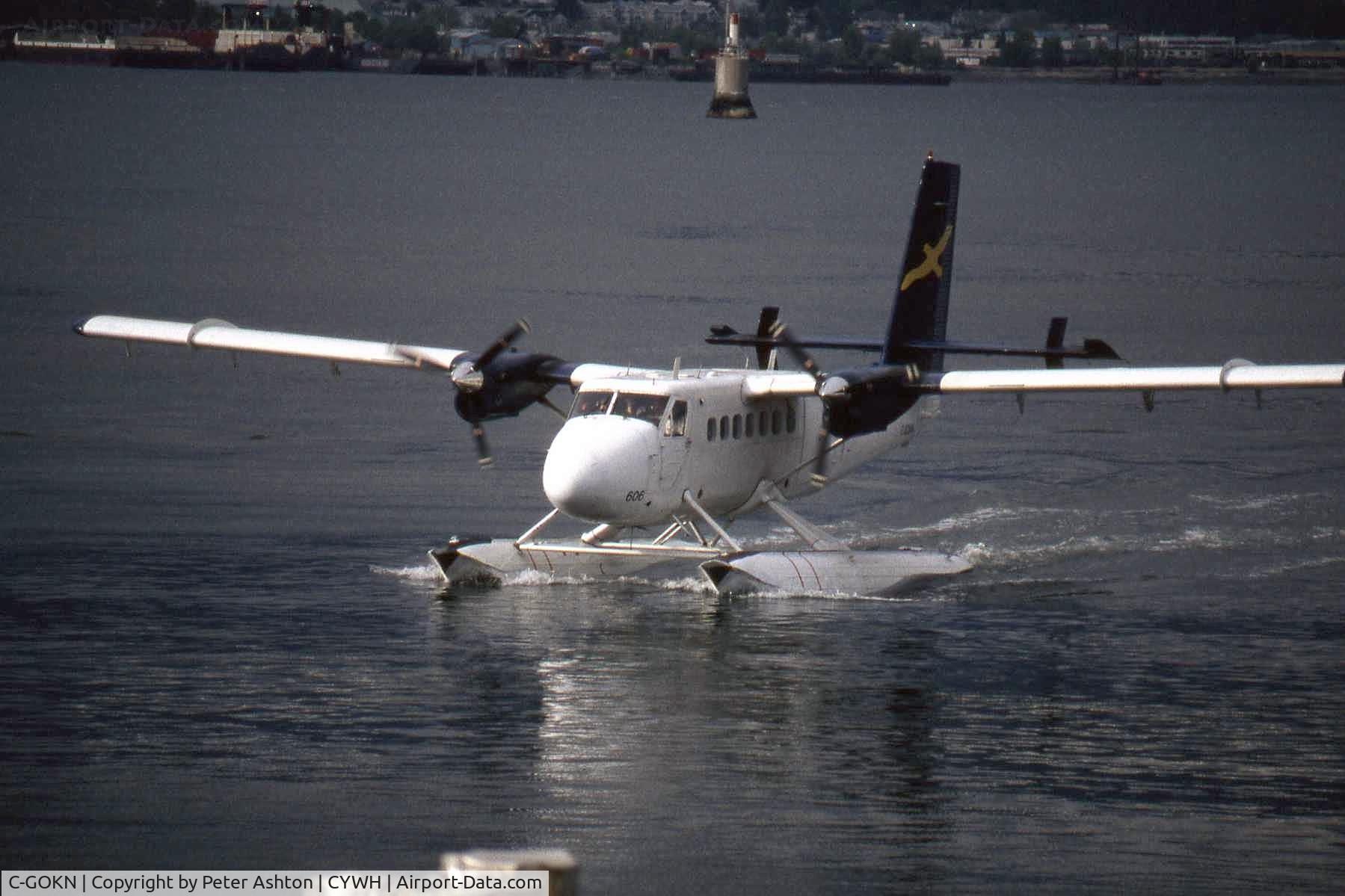 C-GOKN, De Havilland Canada DHC-6-100 Twin Otter C/N 94, Scanned slide taken in May 2000