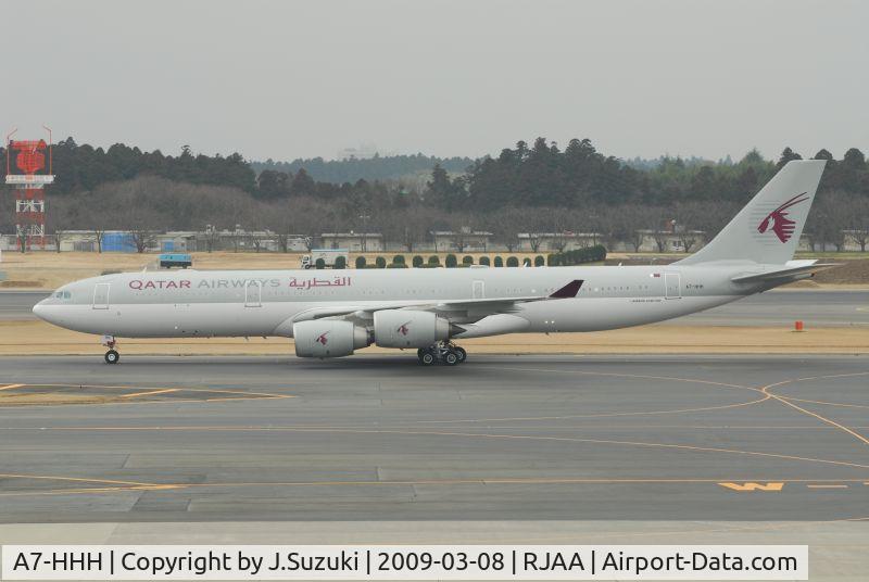 A7-HHH, 2003 Airbus A340-541 C/N 495, Qatar Airways Amiri Flight