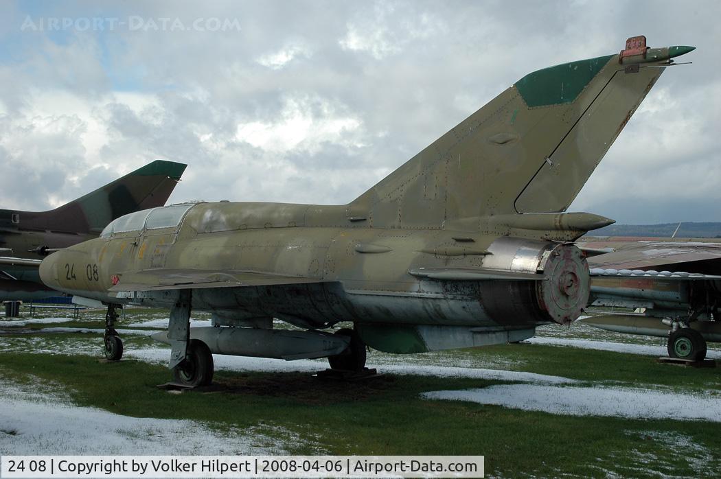 24 08, Mikoyan-Gurevich MiG-21US C/N 02685139, at Hermeskeil Museum, Germany