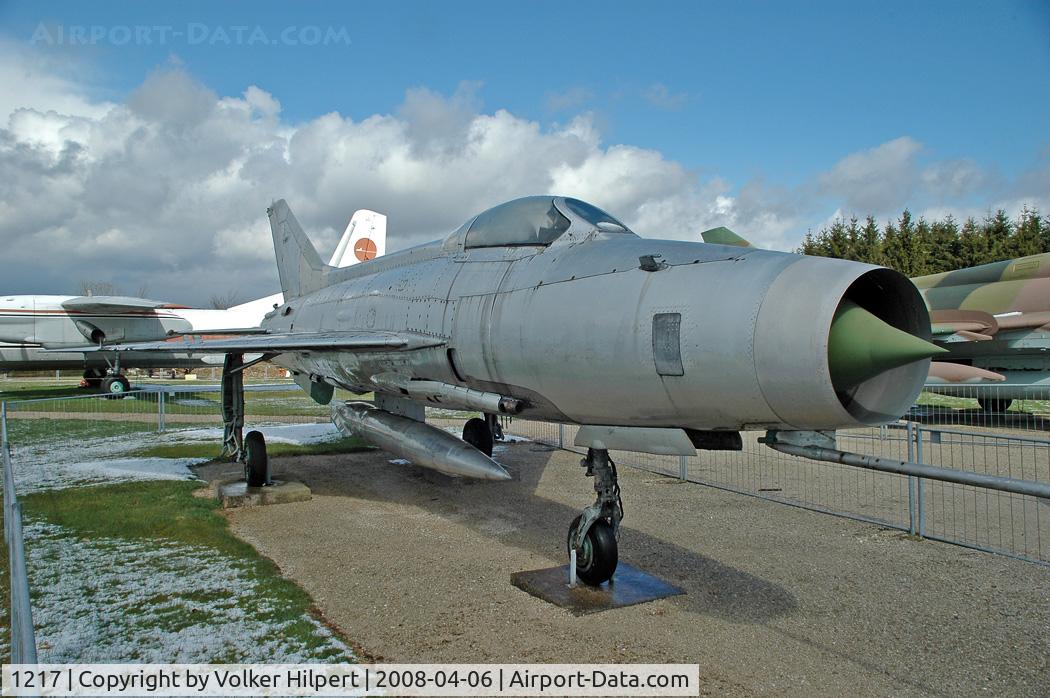 1217, Mikoyan-Gurevich MiG-21F-13 C/N 741217, at Hermeskeil Museum, Germany