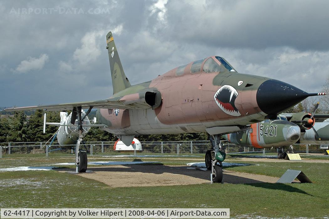 62-4417, 1962 Republic F-105F Thunderchief C/N F6, at Hermeskeil Museum, Germany
