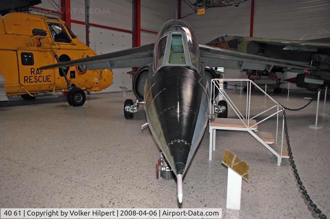 40 61, Dassault-Dornier Alpha Jet A C/N 0061, at Museum Hermeskeil, Germany
