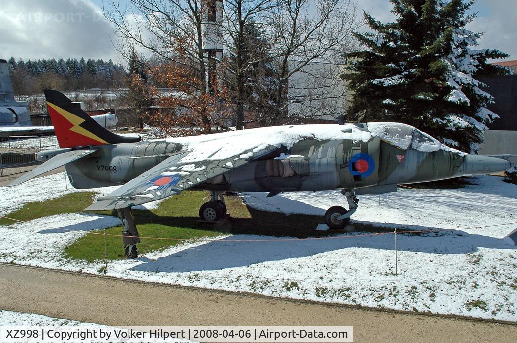 XZ998, 1982 Hawker Siddeley Harrier GR.3 C/N 712221, at Museum Hermeskeil, Germany