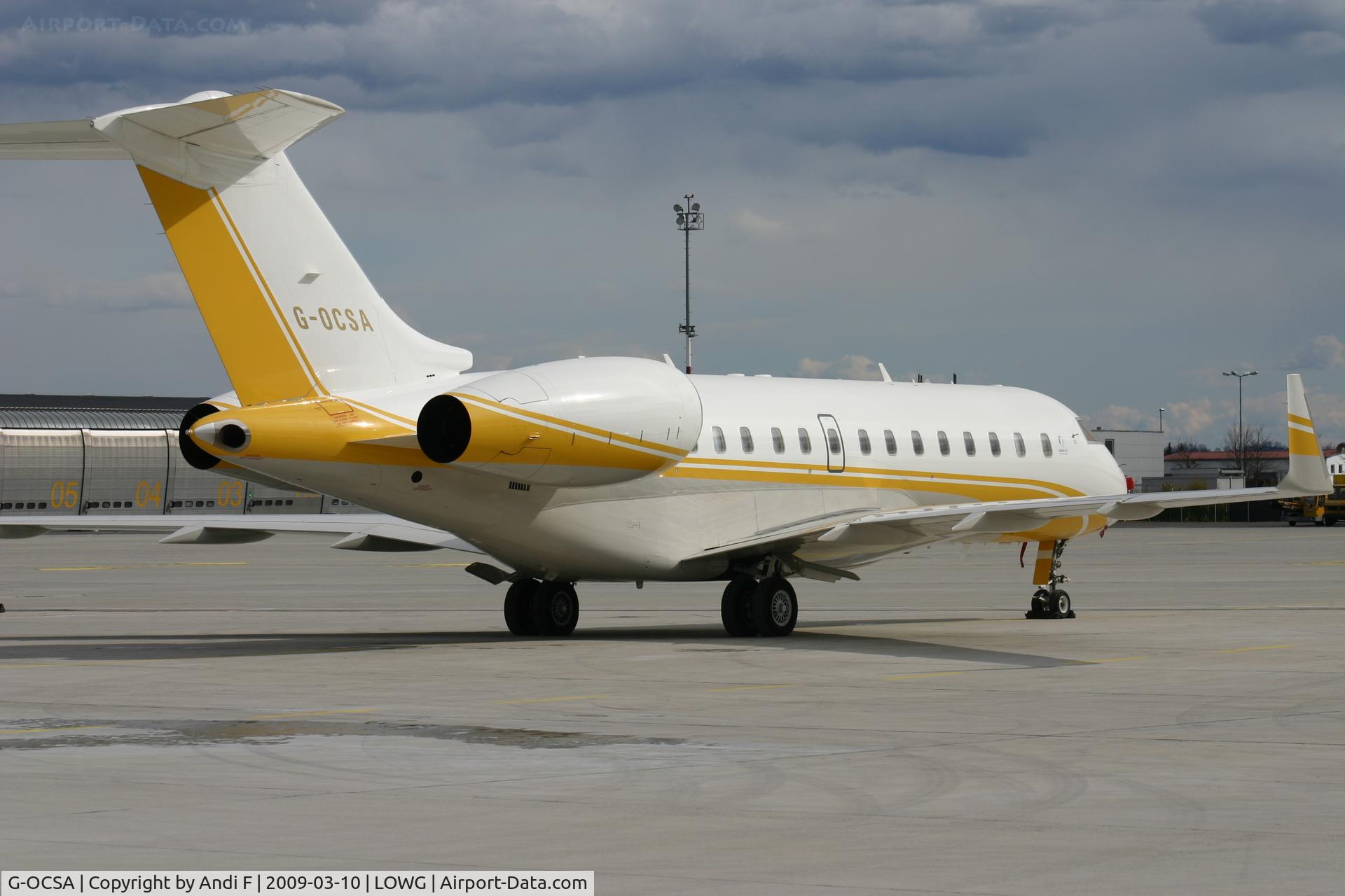 G-OCSA, 2007 Bombardier BD-700-1A11 Global 5000 C/N 9241, Global 5000 Ocean Sky