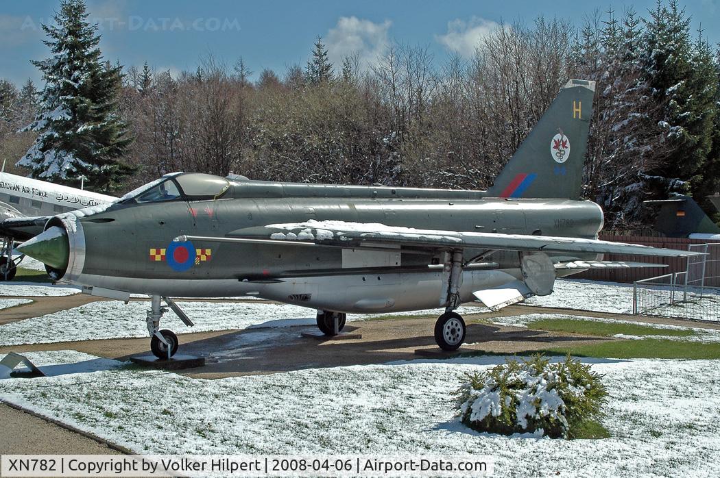 XN782, 1962 English Electric Lightning F.2A C/N 95135, at Museum Hermeskeil, Germany