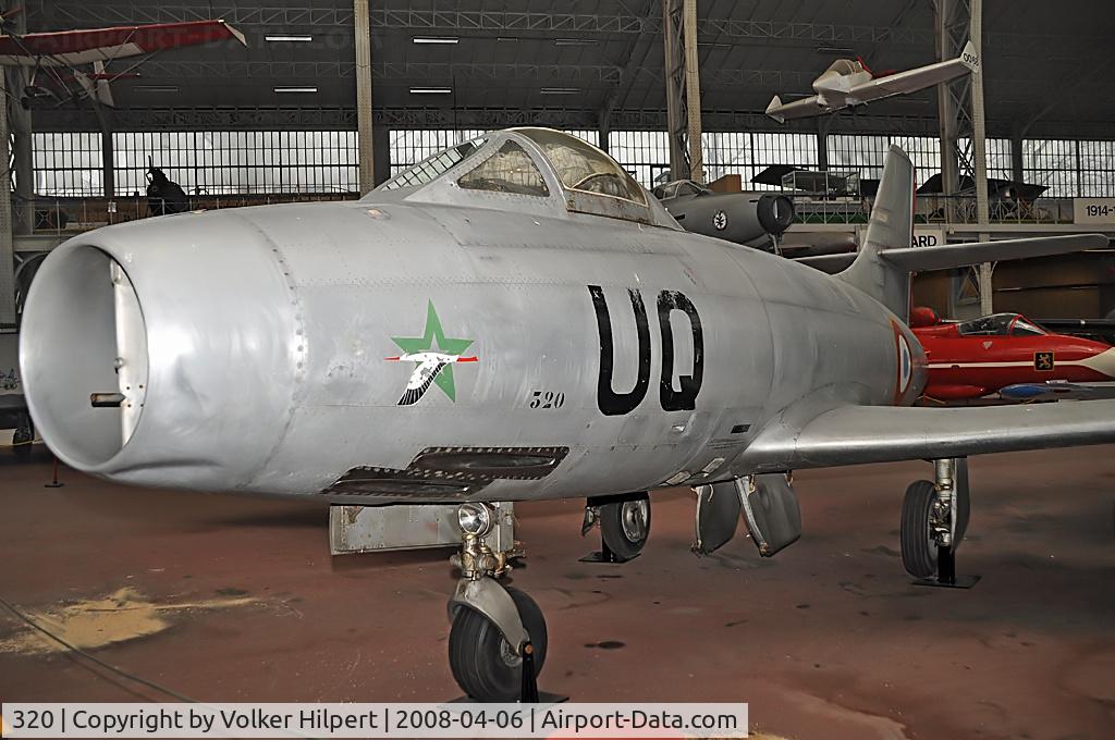 320, Dassault MD-450 Ouragan C/N 320, at Museum Hermeskeil, Germany