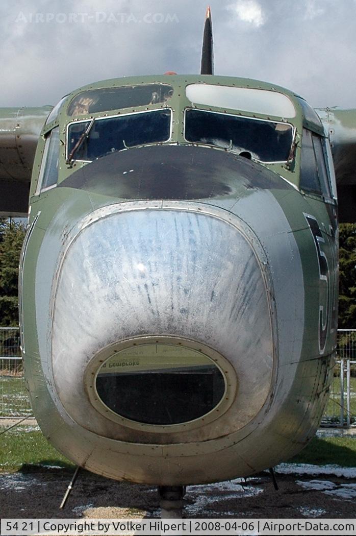 54 21, Hunting Percival P-66 Pembroke C54 C/N PAC/66/1013, at Museum Hermeskeil, Germany