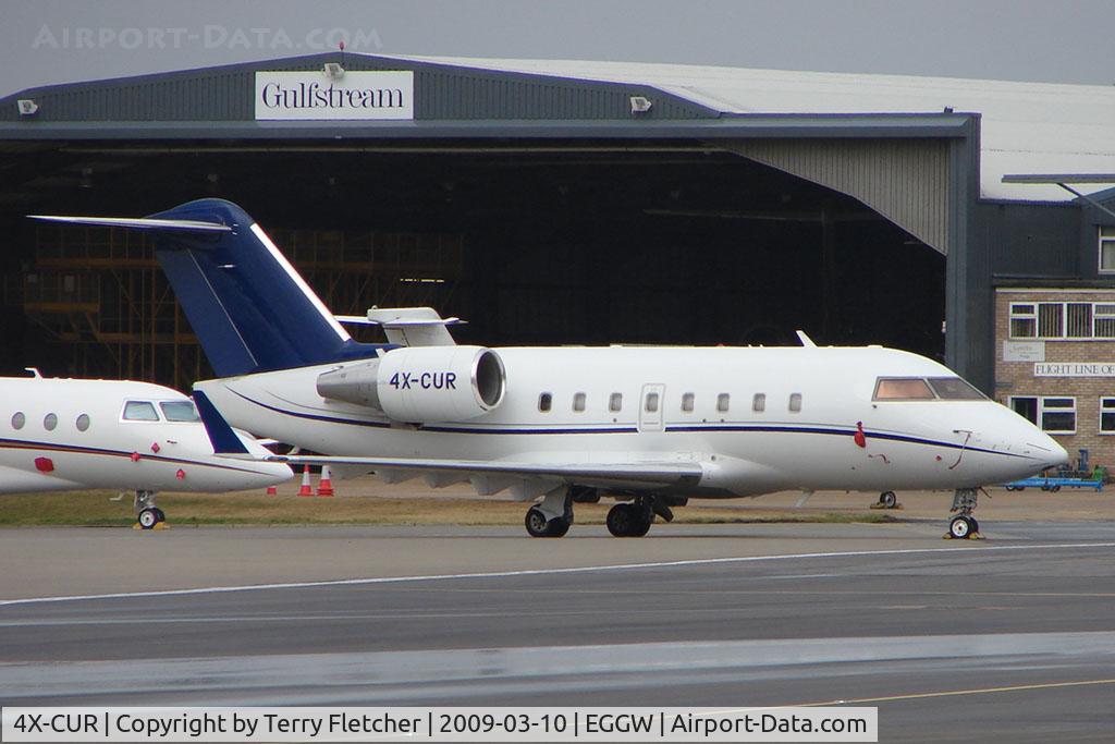 4X-CUR, 2006 Bombardier Challenger 604 (CL-600-2B16) C/N 5645, Israeli registered Challenger at Luton