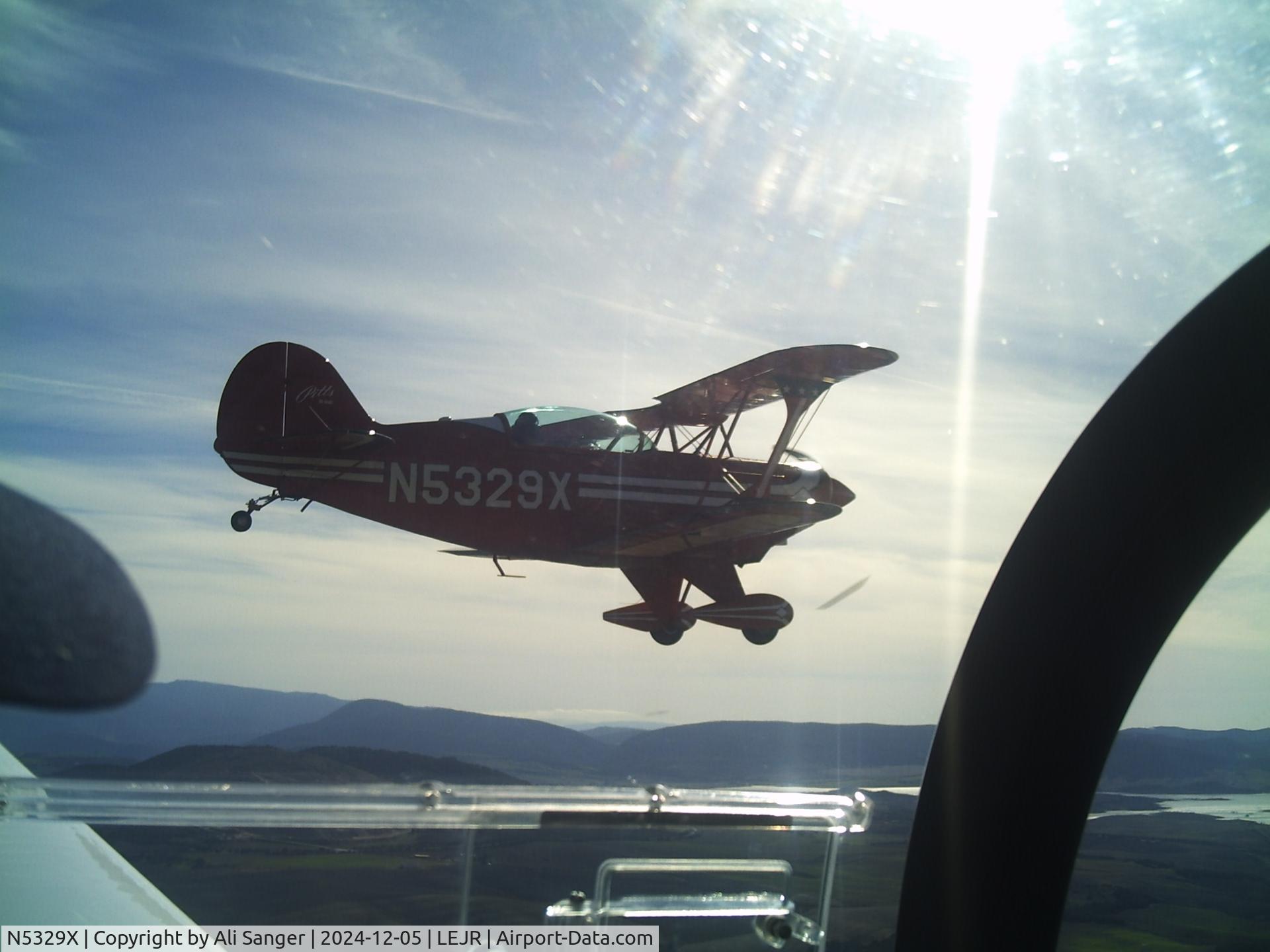 N5329X, Aerotek Pitts S-2B Special C/N 5056, Formation Near Arcos