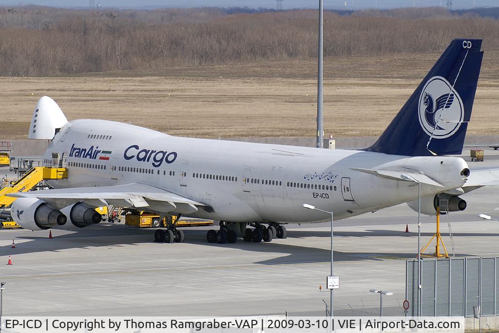 EP-ICD, 1988 Boeing 747-21AC C/N 24134, Iran Air Boeing 747-200