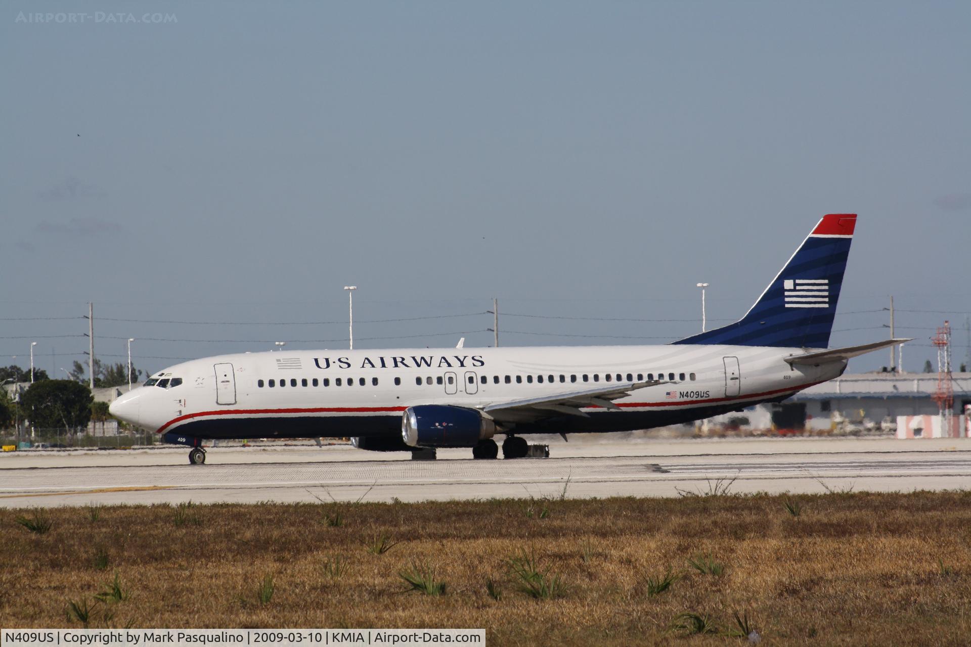 N409US, 1988 Boeing 737-401 C/N 23879, Boeing 737-400