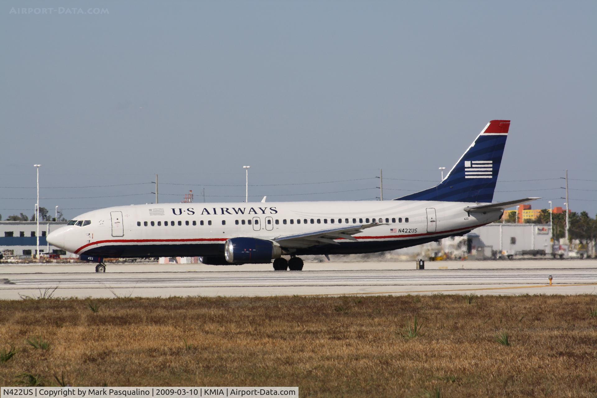 N422US, 1989 Boeing 737-401 C/N 23989, Boeing 737-400