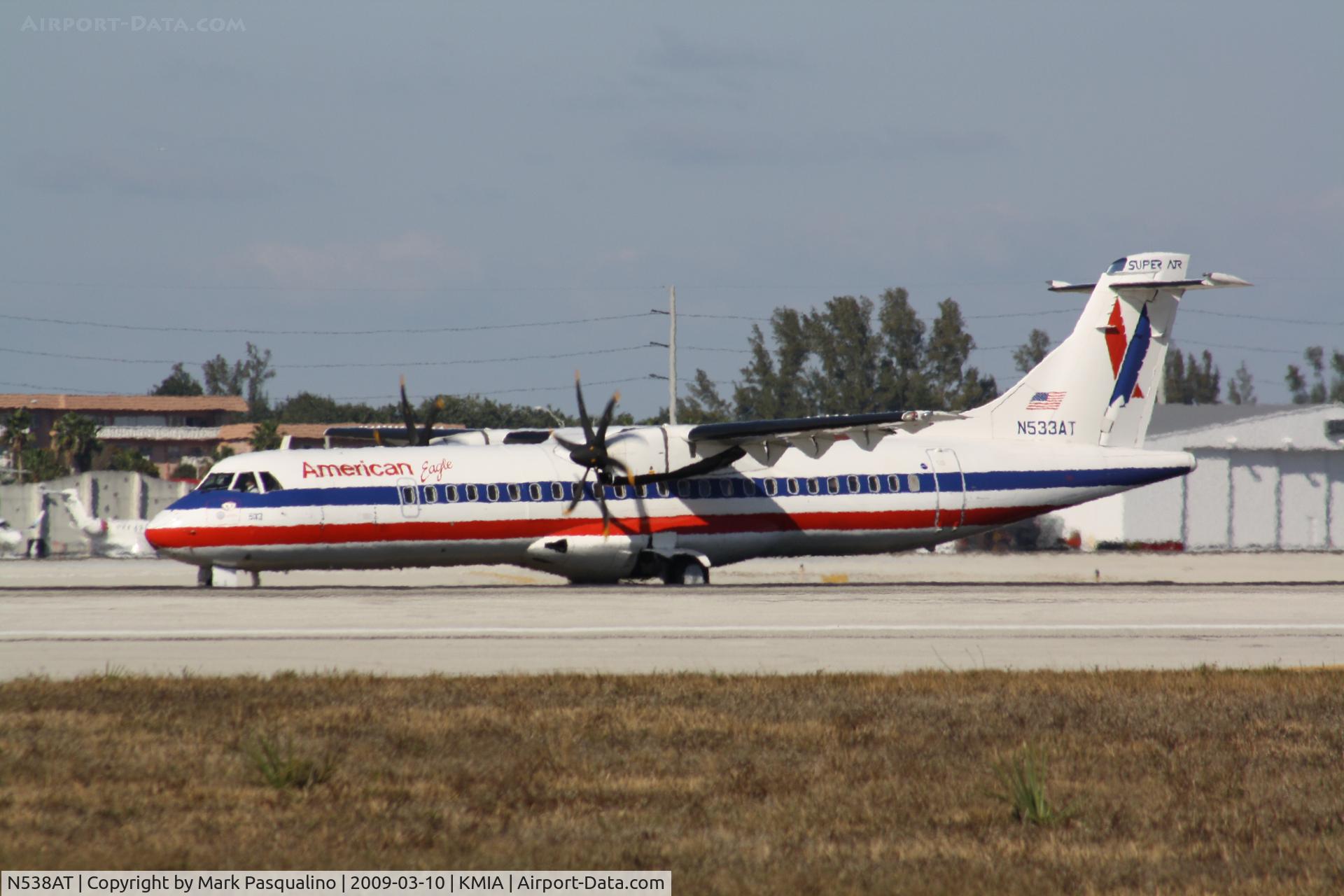 N538AT, 1997 ATR 72-212A C/N 538, ATR 72-212A
