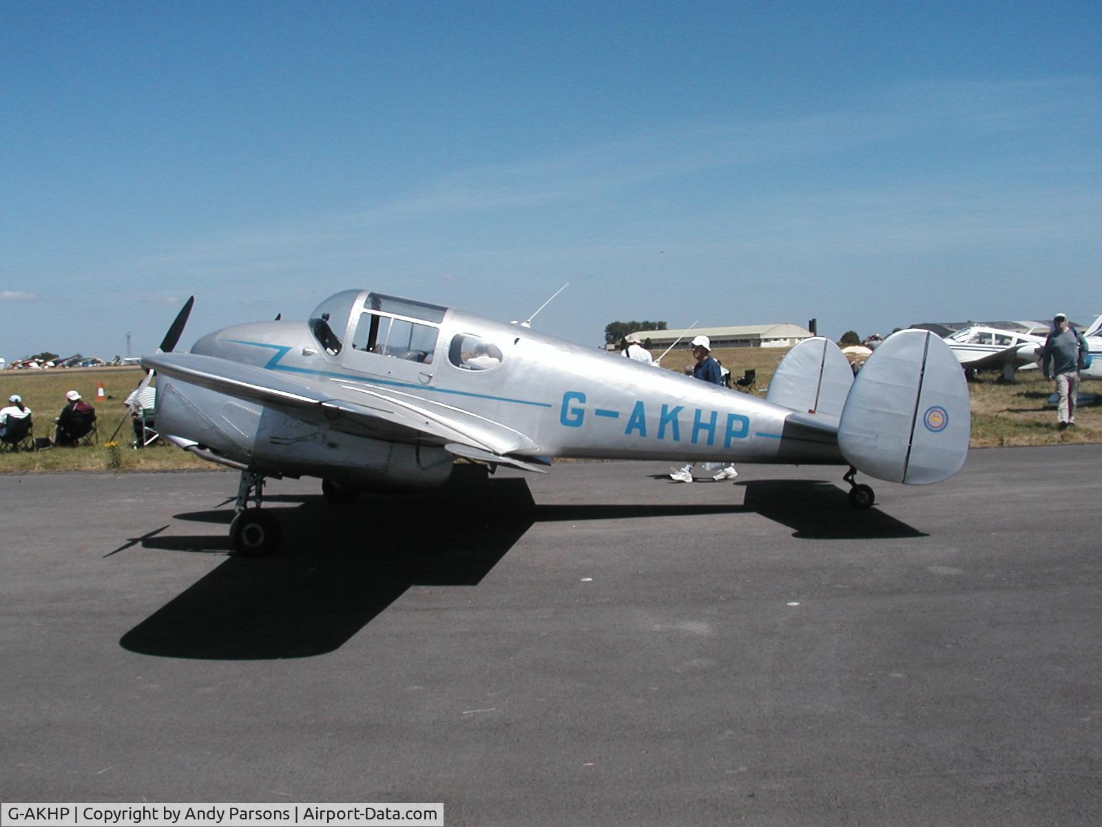 G-AKHP, 1947 Miles M65 Gemini 1A C/N 6519, G-AKHP PFA Rallye Kemble 2003