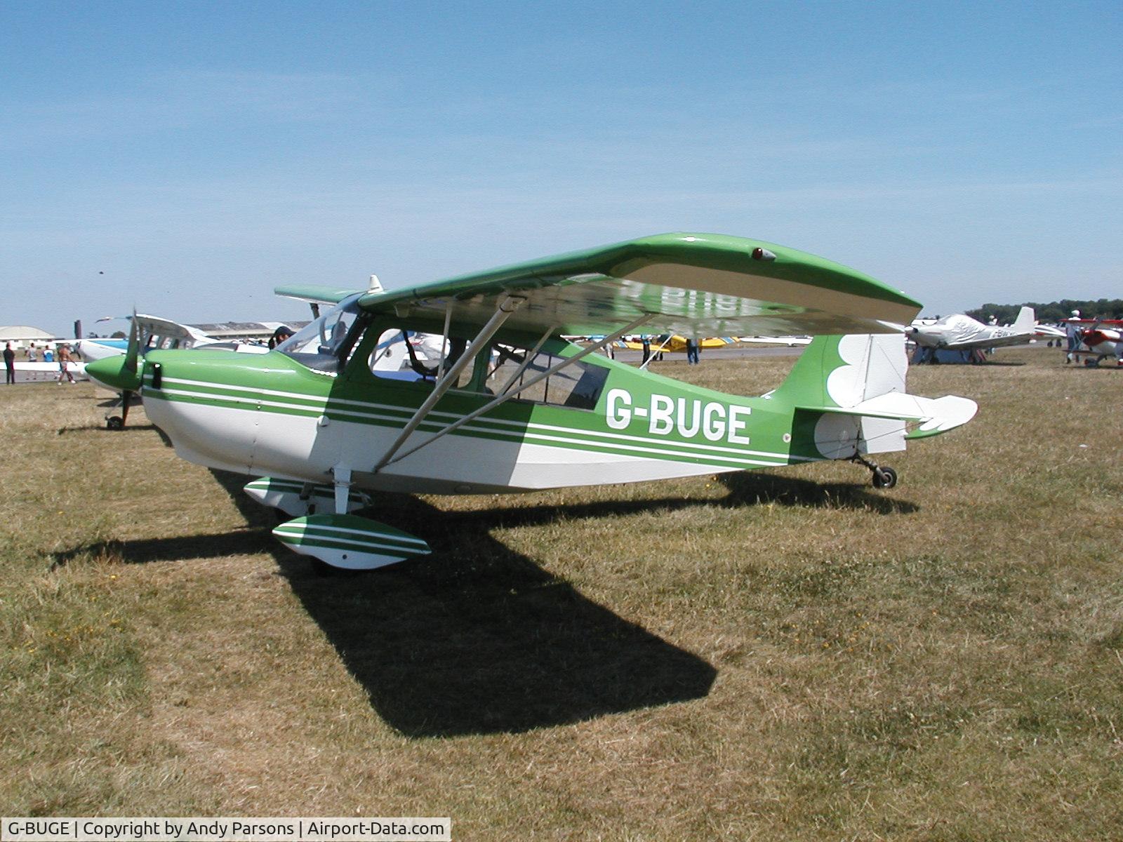 G-BUGE, 1977 Champion 7GCAA Citabria C/N 339-77, G-BUGE  2003 PFA Rallye Kemble