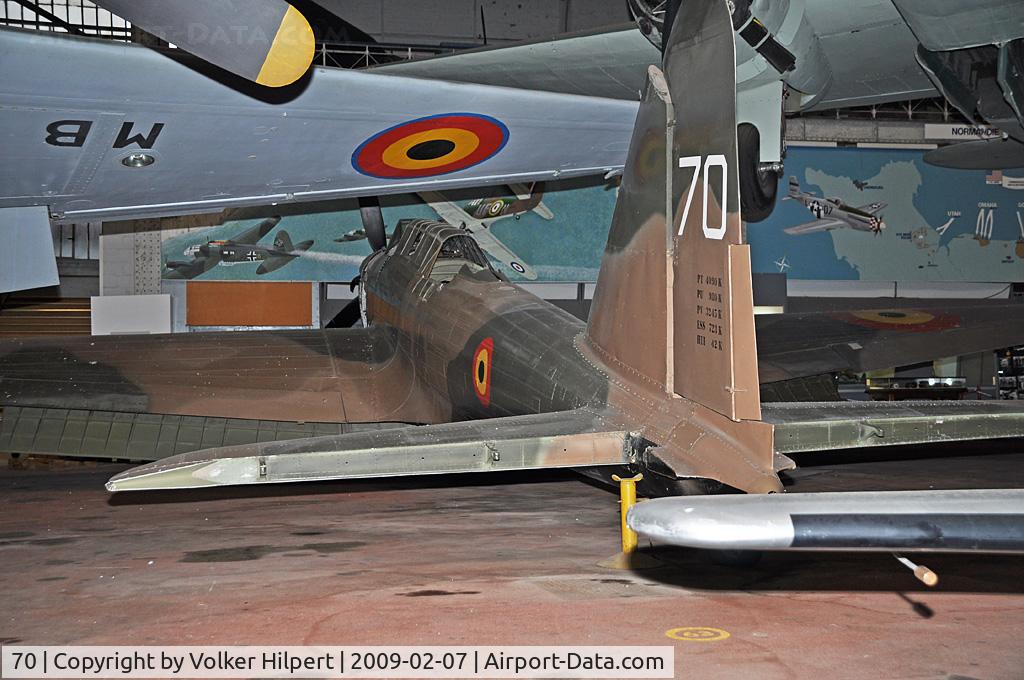 70, 1939 Fairey Battle I C/N Not found 70, at Museum Brussels, Belgium