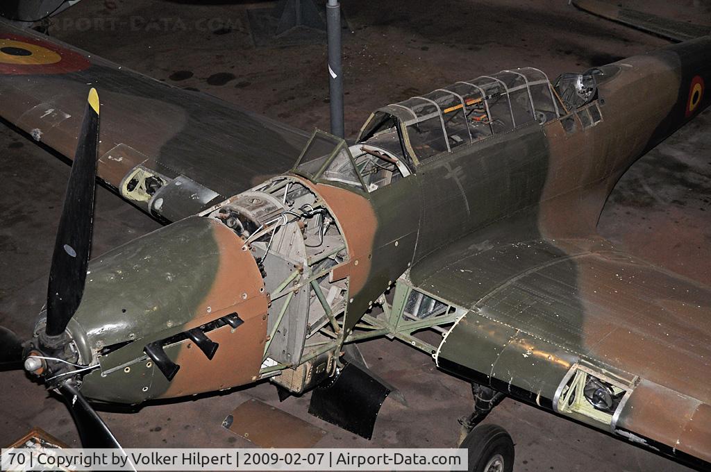 70, 1939 Fairey Battle I C/N Not found 70, at Museum Brussels, Belgium