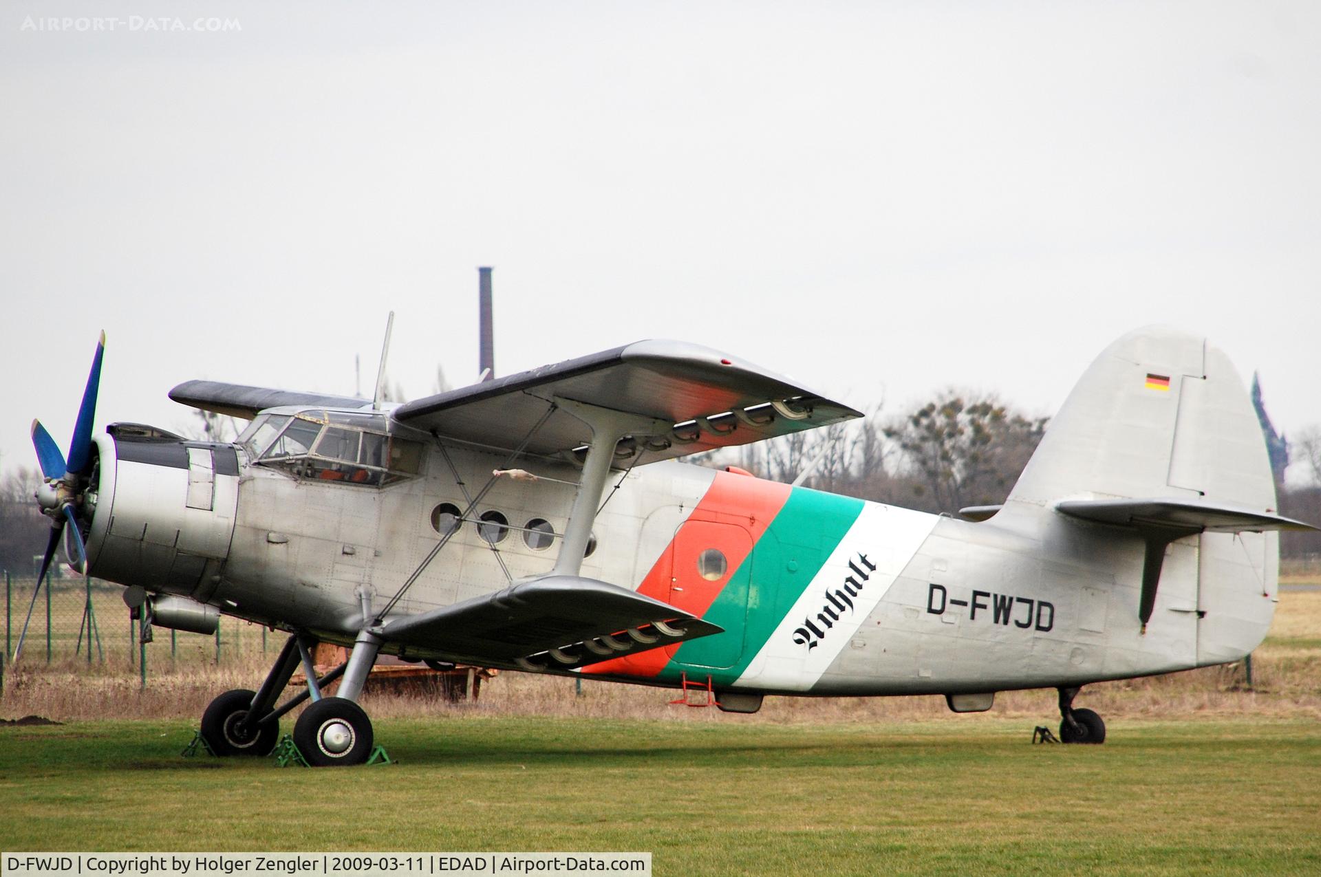 D-FWJD, 1969 Antonov An 2 C/N 1G98-51, Antonov AN-2T (cn-1G98-51) at Dessau Airfield