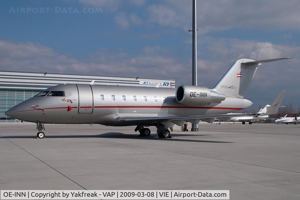 OE-INN, 2008 Bombardier Challenger 605 (CL-600-2B16) C/N 5743, Vistajet Challenger