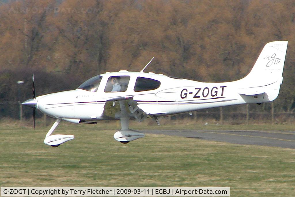 G-ZOGT, 2008 Cirrus SR20 GTS C/N 2010, Cirrus SR20 at Gloucestershire Airport