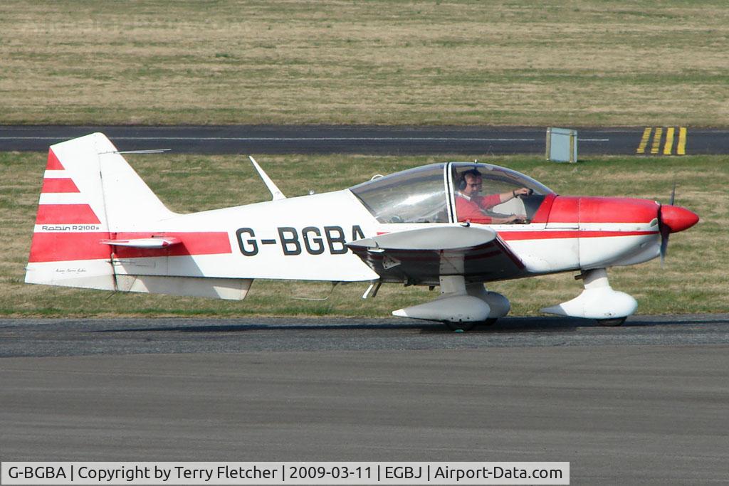 G-BGBA, 1978 Robin R-2100A C/N 133, Robin R2100A at Gloucestershire Airport