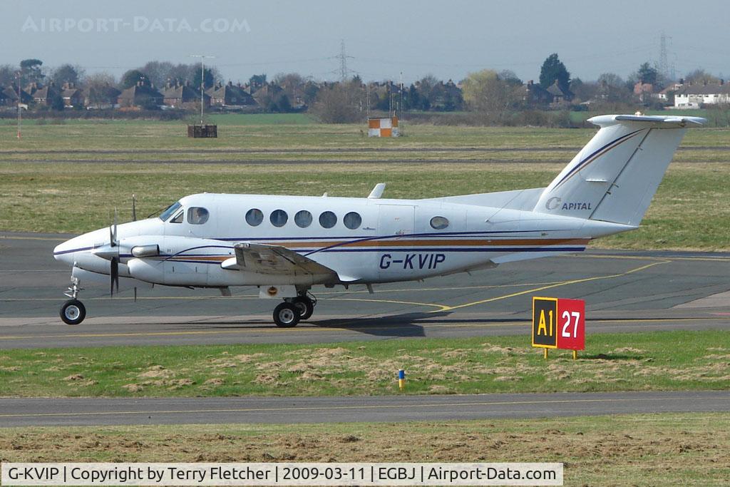 G-KVIP, 1979 Beech 200 Super King Air C/N BB-487, Beech 200 at Gloucestershire Airport